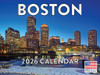Boston Calendar 2026 Wall 12 Month Monthly MA Scenic Souvenirs Bostonian Themed Gifts | American Made In The USA