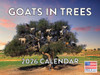 Goats In Trees Calendar 2026 Goat Monthly Wall Calender 12 Month | American Made In The USA