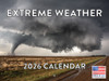 Extreme Weather Calendar 2026 Tornado Storm Monthly Wall Calender 12 Month | American Made In The USA