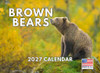 Brown Bear Calendar 2027 Bears Monthly Wall Calender 12 Month - reuse ASIN B09CVBNTSC