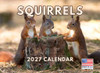 Squirrel Calendar 2027 Monthly Wall Calender 12 Month