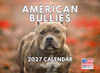 American Bully Dog Calendar 2027 Monthly Wall