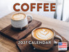 Coffee Calendar 2027 Quotes Monthly Wall Calender 12 Month