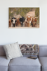 Texas Longhorn Herd Poster Cattle on Southern Utah Mountain Ranch Modern Room Decor Home Bedroom Office Decoration Farmhouse Wall Art Bull Animal Picture Cool Wall Art Print Poster 18x12