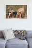 Texas Longhorn Herd Poster Cattle on Southern Utah Mountain Ranch Modern Room Decor Home Bedroom Office Decoration Farmhouse Wall Art Bull Animal Picture Cool Wall Art Print Poster 18x12