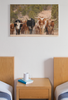 Texas Longhorn Herd Poster Cattle on Southern Utah Mountain Ranch Modern Room Decor Home Bedroom Office Decoration Farmhouse Wall Art Bull Animal Picture Cool Wall Art Print Poster 18x12