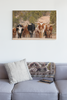 Texas Longhorn Herd Poster Cattle on Southern Utah Mountain Ranch Modern Room Decor Home Bedroom Office Decoration Farmhouse Wall Art Bull Animal Picture Cool Wall Decor Art Print Poster 18x12
