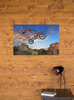 Dirt Bike Poster Decor for Boys Room Dirtbike Posters Motorcross Motorcycle Racing Cool Wall Art Print Poster 18x12