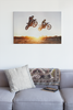 Motocross Poster Dirt Bike Riders Jumping Over Sunset Motorcycle  Photo Photograph Race Racetrack Dirt Cool Wall Art Print Poster 18x12