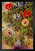 Claude Monet Still Life With Anemones Impressionist Art Posters Claude Monet Prints Nature Landscape Painting Claude Monet Canvas Wall Art French Monet Black Wood Framed Art Poster 14x20