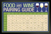 Food And Wine Pairing Guide Wine Education Poster Reference Chart Wine Decor Blue Black Wood Framed Art Poster 14x20