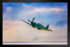 Reconnaissance Spitfire by Chris Lord Photo Photograph Airplane Aircraft Black Wood Framed Art Poster 14x20