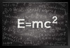 Physics Formula Mass Energy Equivalence Albert Einstein Black Wood Framed Art Poster 20x14