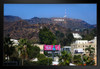Hollywood Sign American Cultural Icon Los Angeles California Photo Art Print Black Wood Framed Poster 20x14