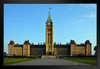 Canadian Parliament Building Ottawa Canada Photo Art Print Black Wood Framed Poster 20x14