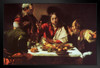 Caravaggio The Supper at Emmaus 1601 Oil On Canvas Italian Baroque Master Painter Black Wood Framed Art Poster 14x20