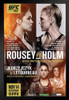 Official UFC 193 Ronda Rousey vs Holly Holm Sports Black Wood Framed Art Poster 14x20