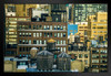 New York City NYC Manhattan Rooftops Skyline Photo Art Print Black Wood Framed Poster 20x14