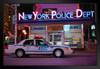 NYPD Cruiser Manhattan Midtown Times Square Precinct New York City Photo Art Print Black Wood Framed Poster 20x14