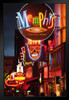 Illuminated Bar Signs on Beale Street Memphis Photo Black Wood Framed Art Poster 14x20