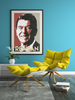President Ronald Reagan Pop Art Portrait Wall Decor Patriotic Poster Home Office Living Room and Classroom Decor Historical US Presidential Photo Modern Cool Wall Decor Art Print Poster 12x18