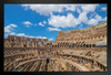 The Colosseum Rome Italy Photo Art Print Black Wood Framed Poster 20x14