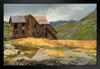 Old Abandoned Mining Building Telluride Colorado Photo Art Print Black Wood Framed Poster 20x14