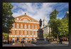 Samuel Adams Statue at Faneuil Hall Boston Photo Art Print Black Wood Framed Poster 20x14