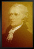 Alexander Hamilton Portrait Art Print Black Wood Framed Poster 14x20