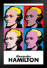 Alexander Hamilton Founding Father Pop Art Poster Colorful USA United States Politician Black Wood Framed Art Poster 14x20