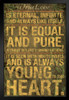 Love is Eternal Honore de Balzac Quote Black Wood Framed Art Poster 14x20