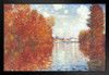 Claude Monet Autumn Effect at Argenteuil Impressionist Art Posters Claude Monet Prints Nature Landscape Painting Claude Monet Canvas Wall Art French Decor Black Wood Framed Art Poster 20x14