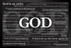 Quotes About God Religion Art Black Wood Framed Poster 14x20