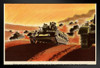 WPA War Propaganda British Tanks Hurled Italy Out Of Abyssinia And In Libya Black Wood Framed Poster 20x14