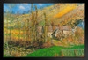 Claude Monet Val de Falaise Giverny 1885 Impressionist Art Posters Claude Monet Prints Nature Landscape Painting Claude Monet Canvas Wall Art French Wall Decor Black Wood Framed Art Poster 20x14