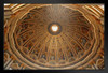Looking at Dome St Peters Basilica in Rome Italy Photo Art Print Black Wood Framed Poster 20x14