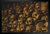 Skulls Stacked in Kabayan Cave in the Phillipines Photo Art Print Black Wood Framed Poster 20x14