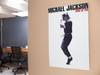 Michael Jackson Poster King of Pop Super Star Music Musician Famous People Aesthetic Classic Retro Vintage Living Room Bedroom Home Office Picture Photo Cool Wall Art Print Poster 11x17