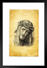 Jesus Christ Crown of Thorns Matted Framed Art Print Wall Decor 20x26 inch