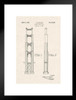 Golden Gate Bridge Highway Pier Official Patent Diagram Matted Framed Art Print Wall Decor 20x26 inch