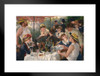 Pierre Auguste Renoir Luncheon Of The Boating Party Realism Romantic Artwork Renoir Canvas Wall Art French Impressionist Art Posters Portrait Painting Wall Decor Matted Framed Art Wall Decor 26x20