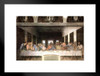 Leonardo Da Vinci The Last Supper Jesus Apostles Holy Communion Lords Supper Painting Matted Framed Wall Art Print 20x26