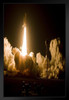 Space Shuttle Discovery Night Launch Orbiter Vehicle OV103 Spacecraft Photograph Matted Framed Wall Art Print 20x26