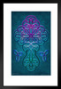 Celtic Cross by Brigid Ashwood Matted Framed Art Print Wall Decor 20x26 inch