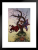 What Dreams May Come Fairy In Tree by Amy Brown Fantasy Poster Red Dragon Black Cat Magical Matted Framed Art Wall Decor 20x26