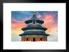 Temple of Heaven Imperial Complex Religious Buildings Beijing China Photo Matted Framed Art Print Wall Decor 26x20 inch