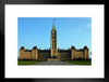Canadian Parliament Building Ottawa Canada Photo Matted Framed Art Print Wall Decor 26x20 inch