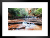 Arch Angel Falls Zion Canyon National Park Springdale Utah Photo Art Print Matted Framed Wall Art 26x20 inch