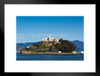 Alcatraz Island San Francisco Bay California Photo Matted Framed Art Print Wall Decor 26x20 inch