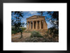 Valley of the Temples Agrigento Sicily Italy Photo Matted Framed Art Print Wall Decor 26x20 inch